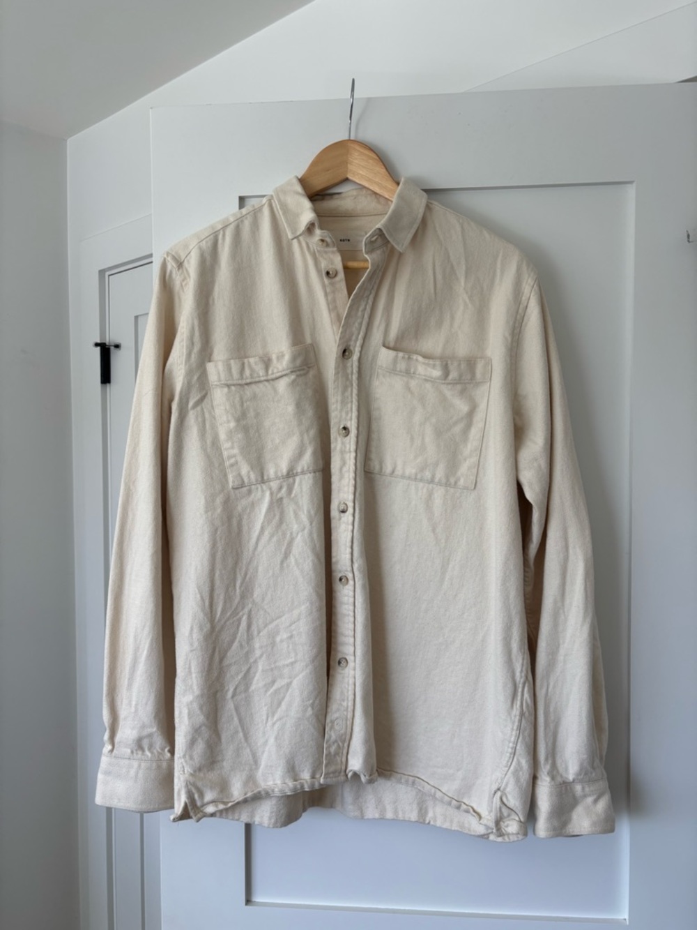 Men’s KOTN Cream Button-Up Shirt